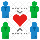Anziehen Anziehung Liebe Symbol