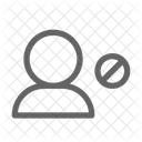 Benutzer Block Konto Symbol