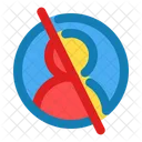 Benutzer blockieren  Symbol