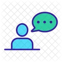 Offentlichkeit Rede Kommunikation Symbol
