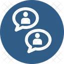 Benutzer Chat Chatten Blase Symbol