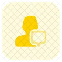 Benutzer-Chat  Symbol