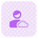 Benutzer-Cloud-Daten  Symbol