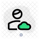 Benutzer-Cloud-Daten  Symbol