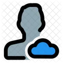 Benutzer-Cloud-Daten  Symbol