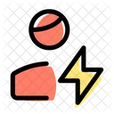 Benutzer-Flash  Symbol