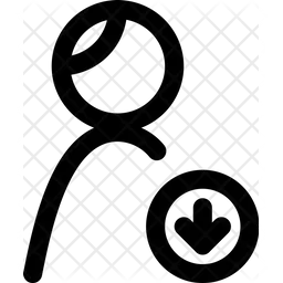 Benutzer herunterladen  Symbol