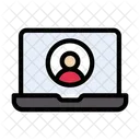 Profil Konto Laptop Symbol