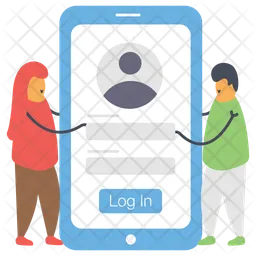 Benutzer-Login-Passwort  Symbol