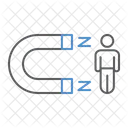 Benutzermagnet  Symbol