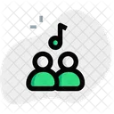 Benutzermusik Musik Benutzer Symbol