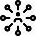 Benutzernetzwerk Personennetzwerk Benutzerverbindung Symbol