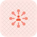 Benutzernetzwerk Personennetzwerk Benutzerverbindung Symbol