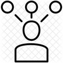 Benutzernetzwerk Profilnetzwerk Mannernetzwerk Symbol