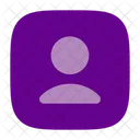 Benutzer Quadrat Symbol