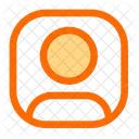 Benutzerquadrat Benutzer Avatar Symbol