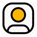 Benutzerquadrat Benutzer Avatar Symbol