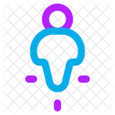 Benutzer Strassenrand Symbol