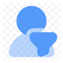 Benutzertrichter Konvertierungstrichter Kundenreise Symbol