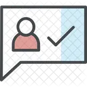 Benutzer verifiziert  Symbol