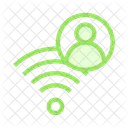 Benutzer WLAN  Symbol