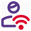 Benutzer WLAN  Symbol