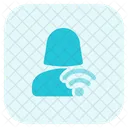 Benutzer WLAN  Symbol