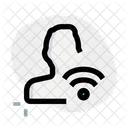 Benutzer WLAN  Symbol