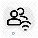 Benutzer WLAN  Symbol