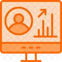 Benutzeranalyse Benutzerstatistiken Profil Symbol