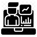 Solide Analytik Diagramm Symbol