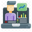 Flach Analytik Diagramm Symbol