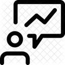 Benutzeranalyse Benutzerstatistiken Balkendiagramm Symbol