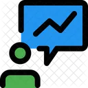 Benutzeranalyse Benutzerstatistiken Balkendiagramm Symbol