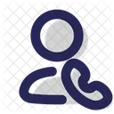 Benutzeranruf Anrufkonto Anrufprofil Symbol
