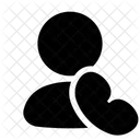 Benutzeranruf Anrufkonto Anrufprofil Symbol