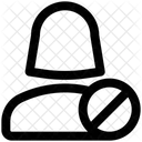 Benutzer Blockieren Blockieren Gesperrt Symbol