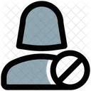 Benutzer Blockieren Blockieren Gesperrt Symbol