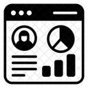 Benutzerdaten Admin Bereich Admin Dashboard Symbol