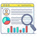 Datenanalyse Benutzerdatenanalyse Informationsanalyse Symbol