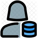 Benutzerdatenbank Benutzerordner Datenbankadministrator Symbol