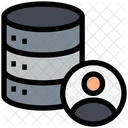 Benutzerdatenbank Datenbank Datenbankadministrator Symbol