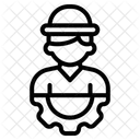Mann Mit Hut Symbol