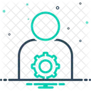 Benutzereinstellungen Mitglied Einstellung Symbol