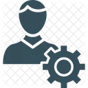 Benutzereinstellungen Profileinstellungen Mann Symbol