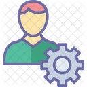 Benutzereinstellungen Profileinstellungen Mann Symbol