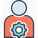 Benutzereinstellungen Mitgliedseinstellungen Kontoanpassung Manager Anpassen Admin Supervisor Symbol