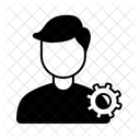 Mannliche Avatar Einstellungen Symbol