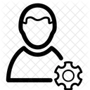 Einstellungen Mannlich Benutzer Symbol
