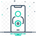 Benutzereinstellungsschnittstelle App Anwendung Symbol